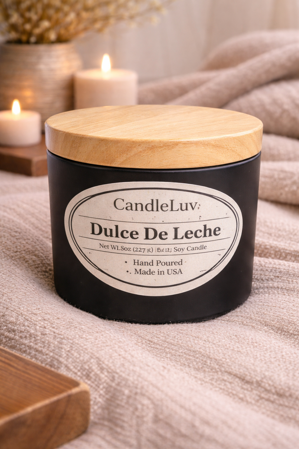 Dulce De Leche Soy Candle (8 oz)