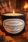 Pumpkin Caramel Crunch – 8 oz Soy Candle