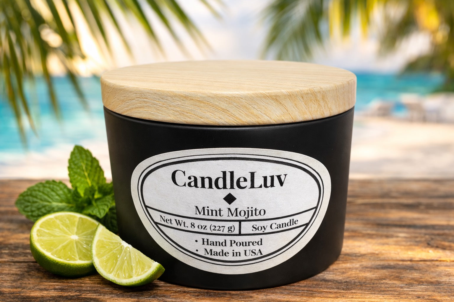 Mint Mojito – 8 oz Soy Candle