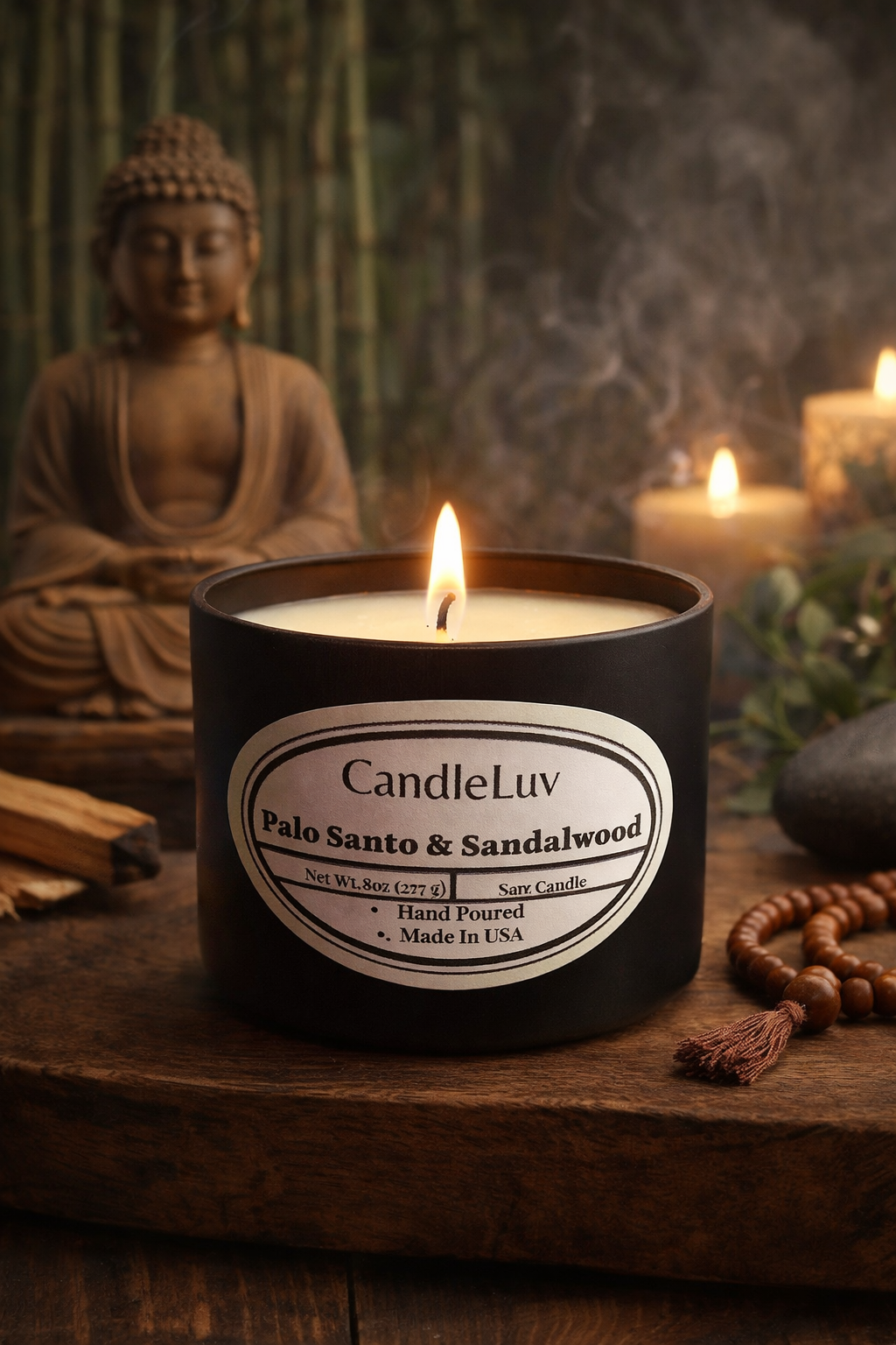 Palo Santo & Sandalwood Soy Candle