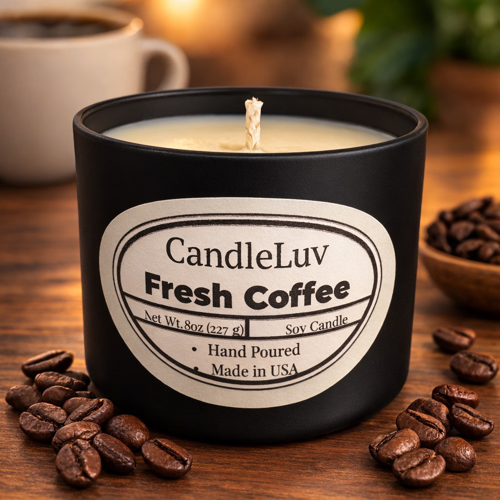 Fresh Coffee – 8 oz Soy Candle
