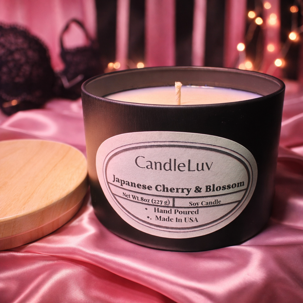 Japanese Cherry Blossom – 8 oz Soy Candle
