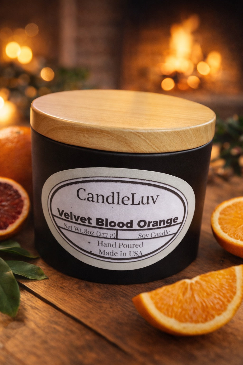 Velvet Blood Orange – 8oz Soy Candle