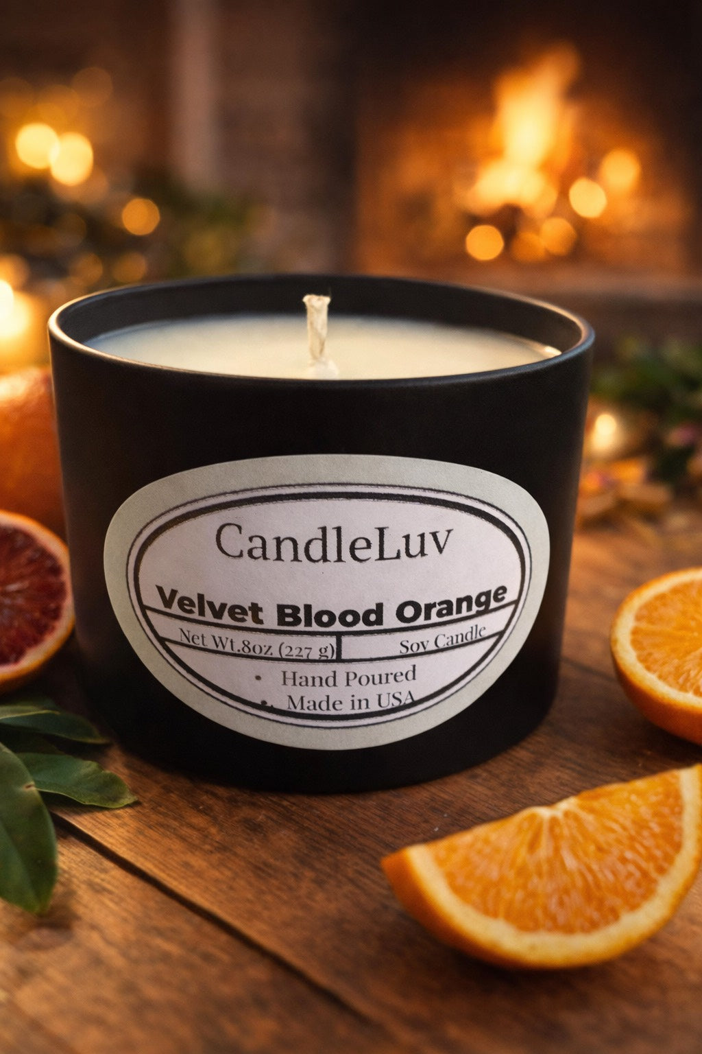 Velvet Blood Orange – 8oz Soy Candle